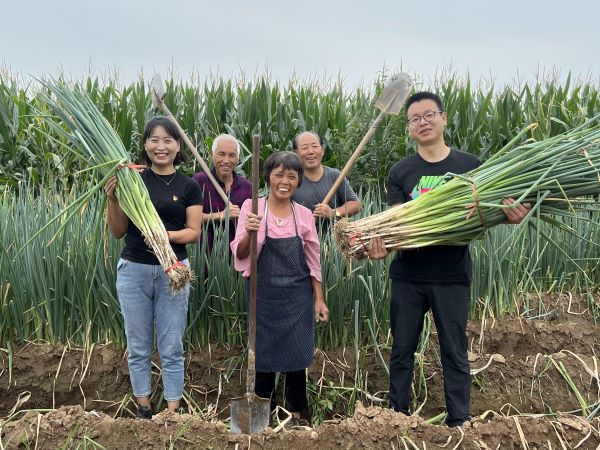 推廣宣傳五星大蔥，聯(lián)系渭化集團捐贈大型設(shè)備，通過樹立典型，輻射帶動群眾增收致富。.jpg